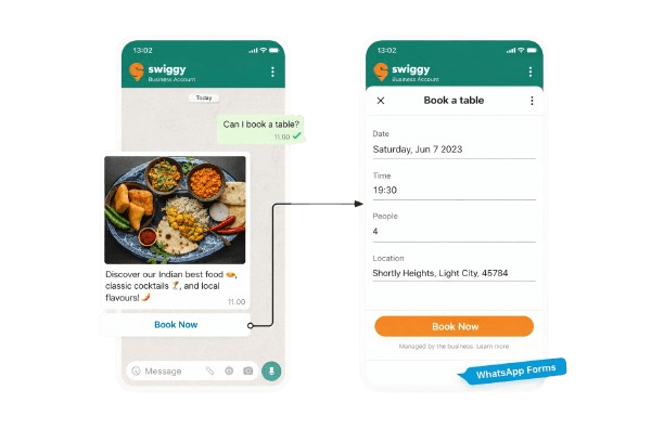 WhatsApp Flows demo