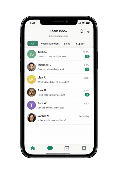 WhatsApp Team Inbox