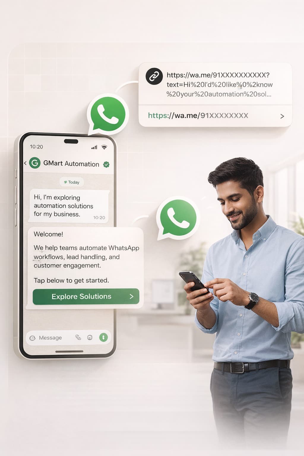 Ways to use WhatsApp Chat Link